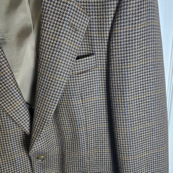 Jos. A. Bank 100% Wool Multicolor‎ Plaid Blazer Men's 40S - Picture 2 of 10